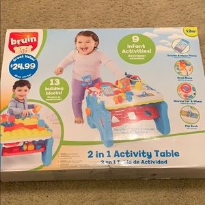 Infant table top with toys!